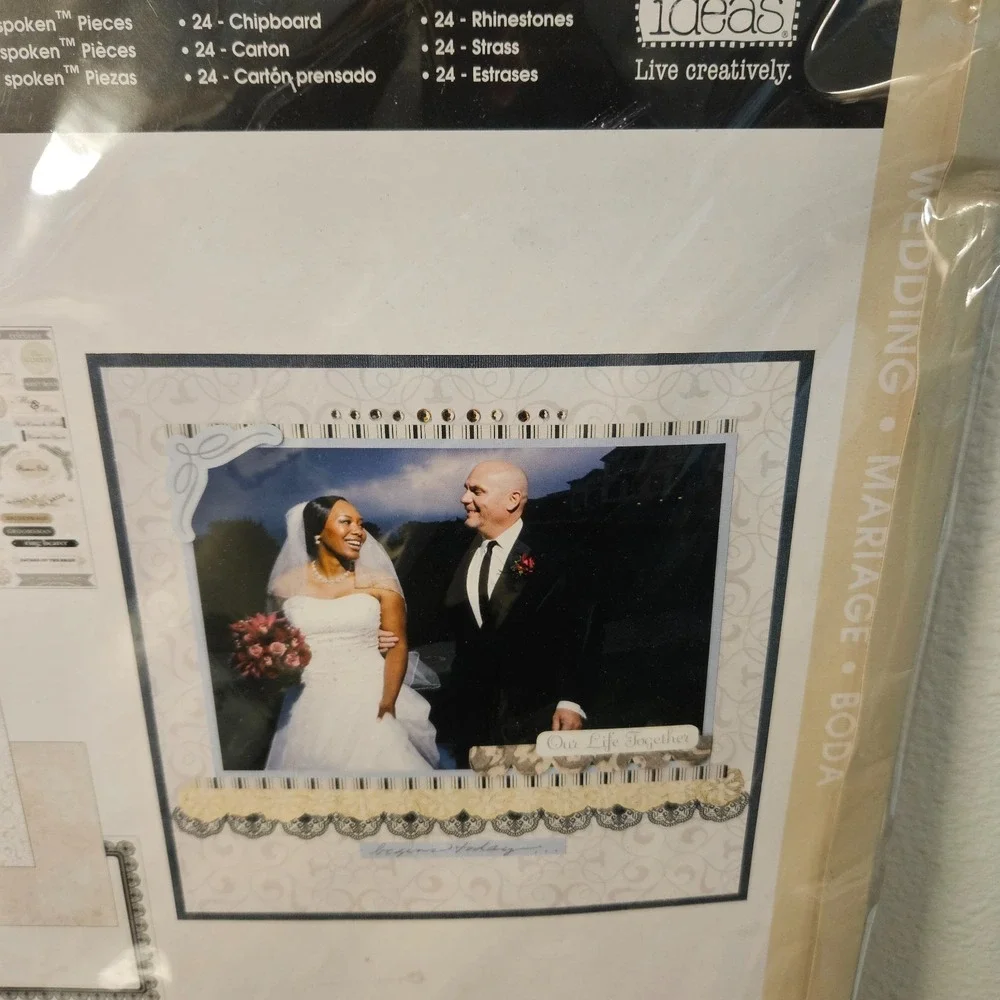 New Me‎ & My Big Ideas Scrapbook Page Kit Wedding12x12